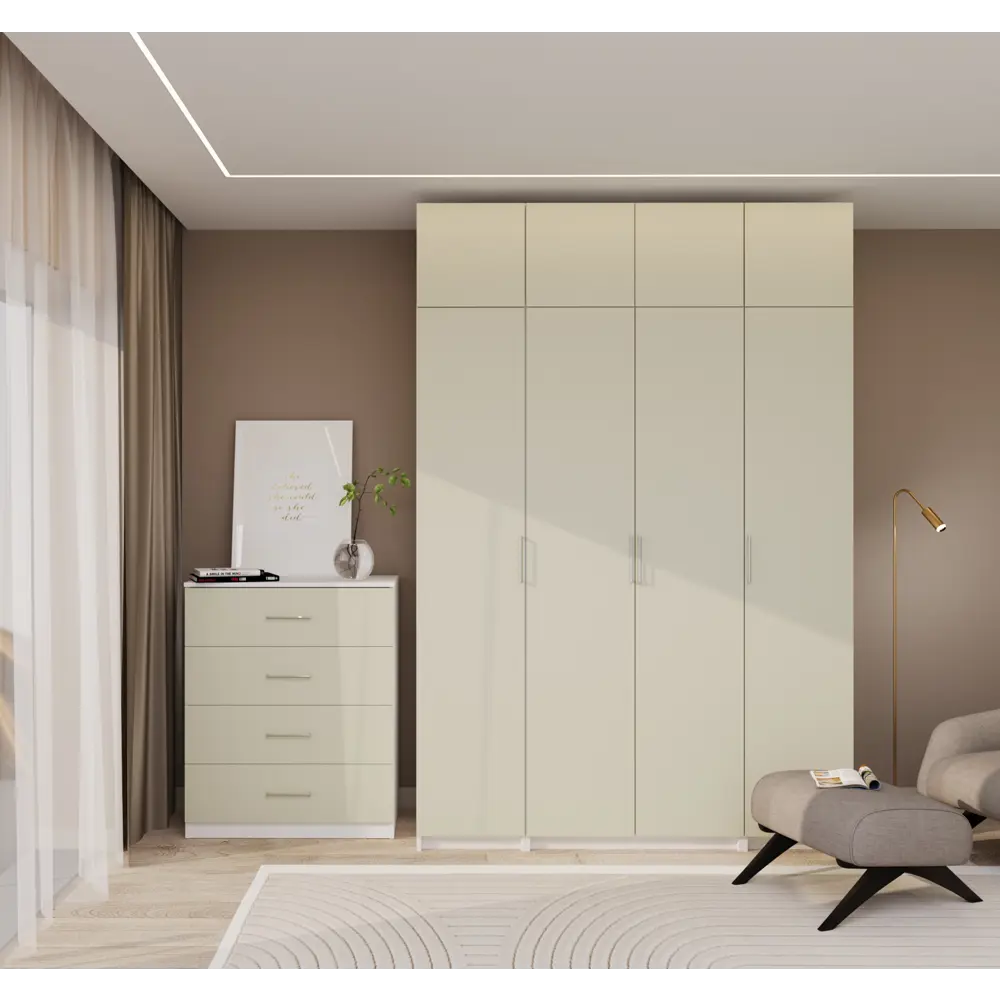 Дверь Лион Дигора 59.6x50.8x1.6 см ЛДСП цвет зеленый 89459281 STLM-2084755 Santreyd - Вид №6