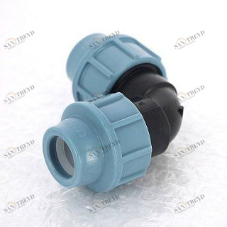 Угол 63 обжим для труб ПНД UNIDELTA 1006064000