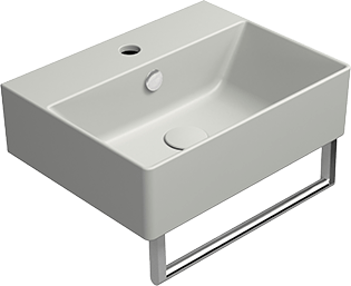 9485117 Подвесная раковина настенная овальная GSI ceramica  бежевая  - Вид №1