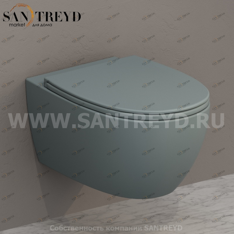 MDS03BL Подвесной унитаз настенный Синий Ceramica Globo 4ALL Италия