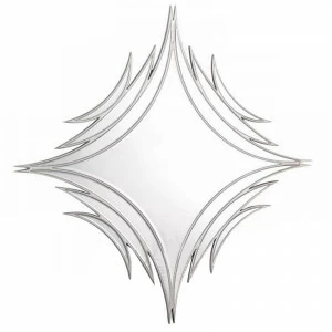 Зеркало настенное квадратное 138х138 см состаренное серебро Mirror Clear DELIGHT COLLECTION ДИЗАЙНЕРСКИЕ 00-3882990 Серебро