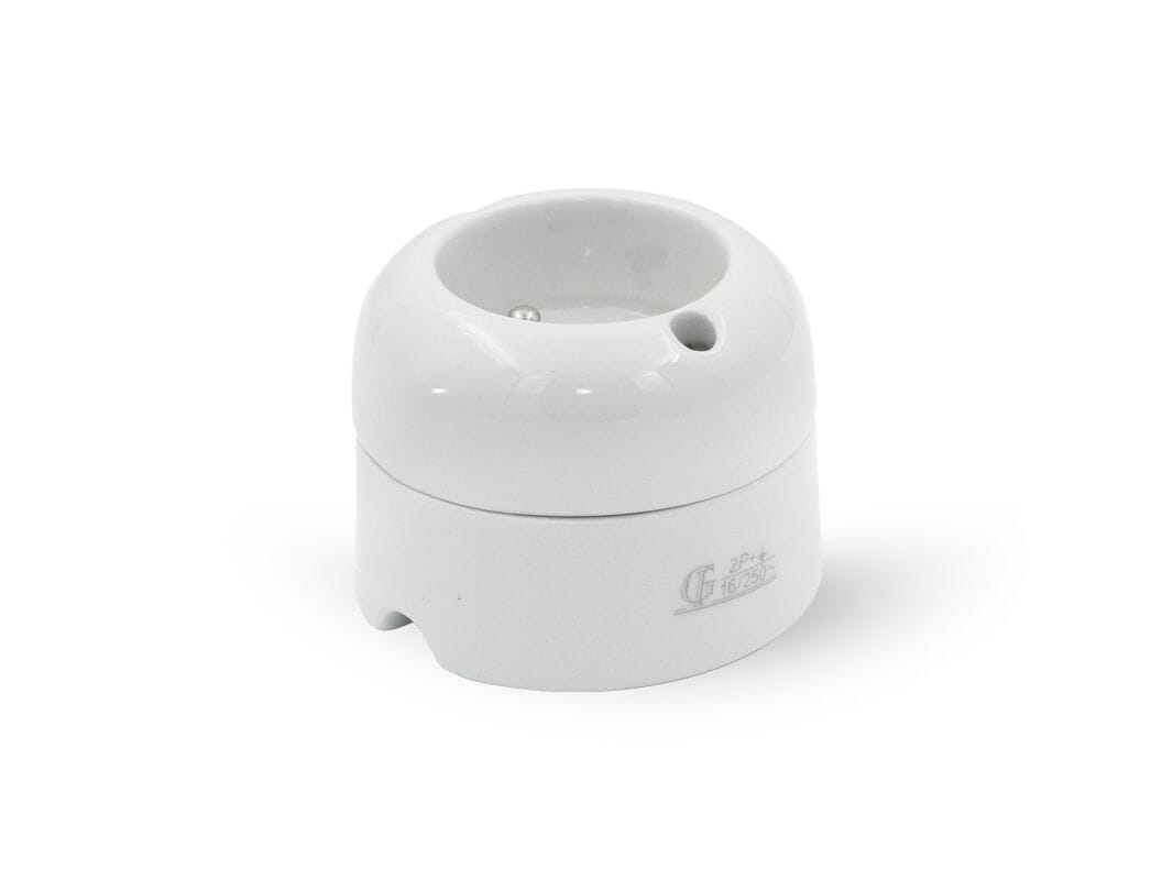 Французская розетка GI Gambarelli White Italy ARCH-00027240