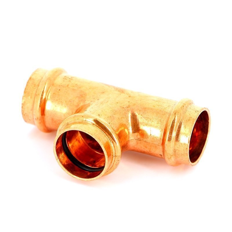 Тройник пресс 28 медный IBP P513002828028 - Вид №2