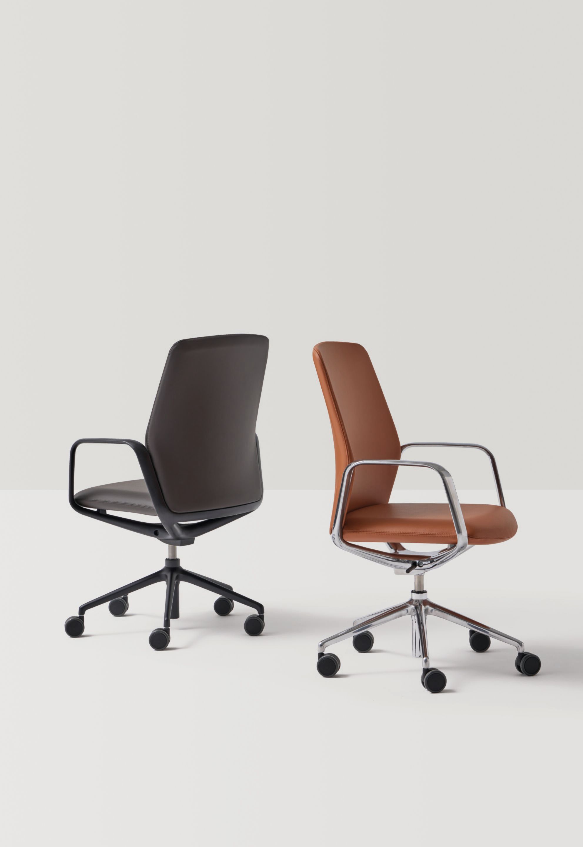 5-спицевое вращающееся офисное кресло с тканевыми колесами INCLASS Exa ARCH-00065893 - Вид №2