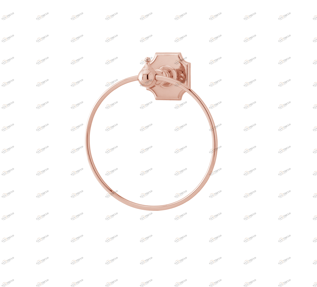 Gentry Home Держатель стакана с кристаллами Regent Розовое золото GH102718