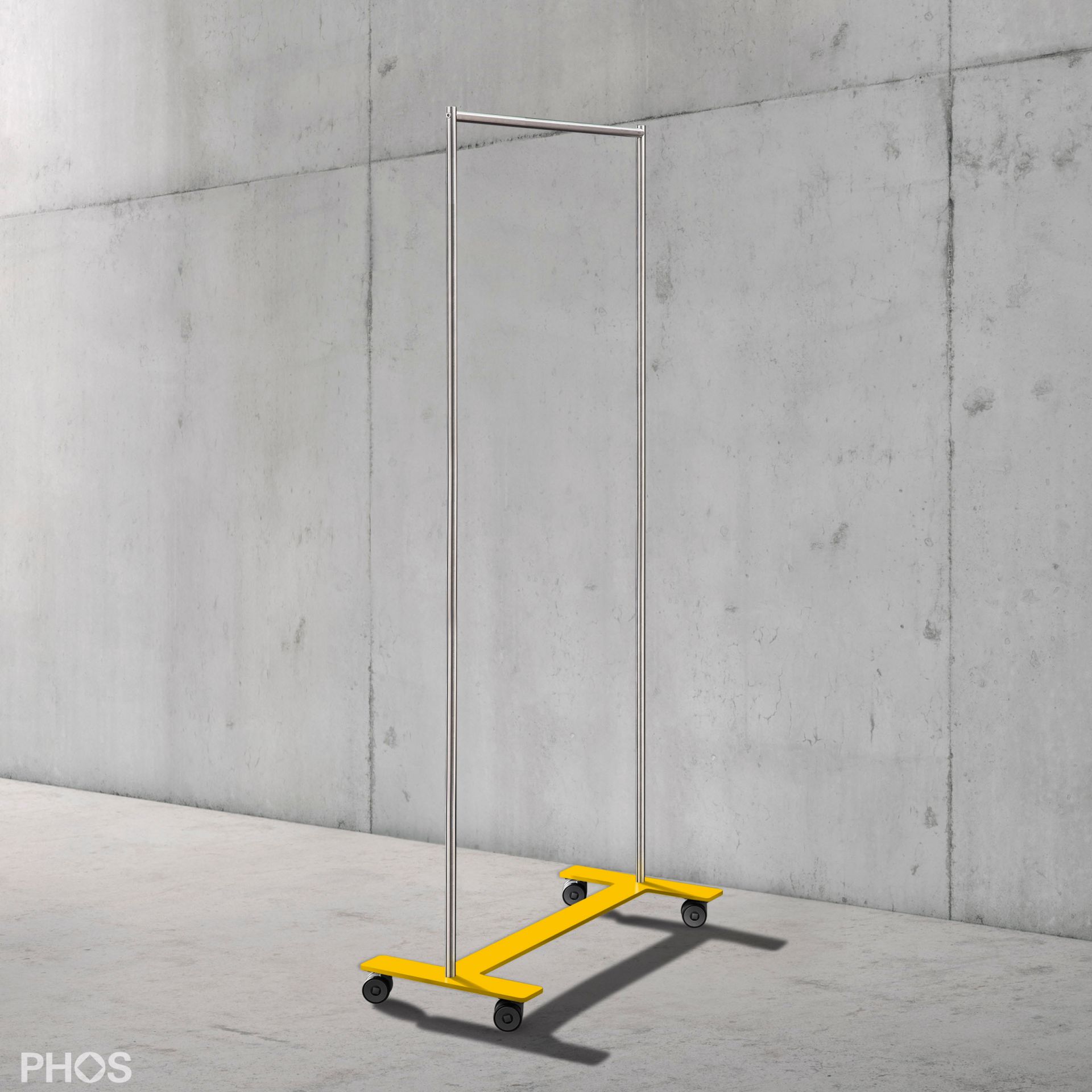 GWT1-BPGe Платяной шкаф Twin Pur с платяной штангой, основание: желтое. PHOS 