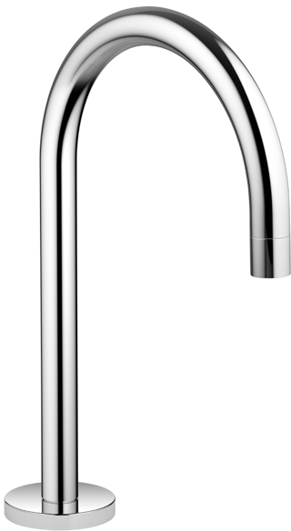 Излив для раковины, установленный на палубе, без донного клапана - матовая дюрабрасс (23-каратное золото)