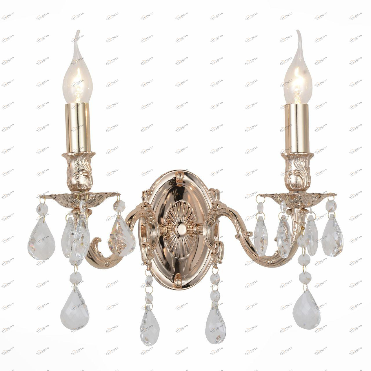 Бра ST Luce Fantasma SL162.201.02 ST LUCE СВЕЧА 077713 Золото;прозрачный 