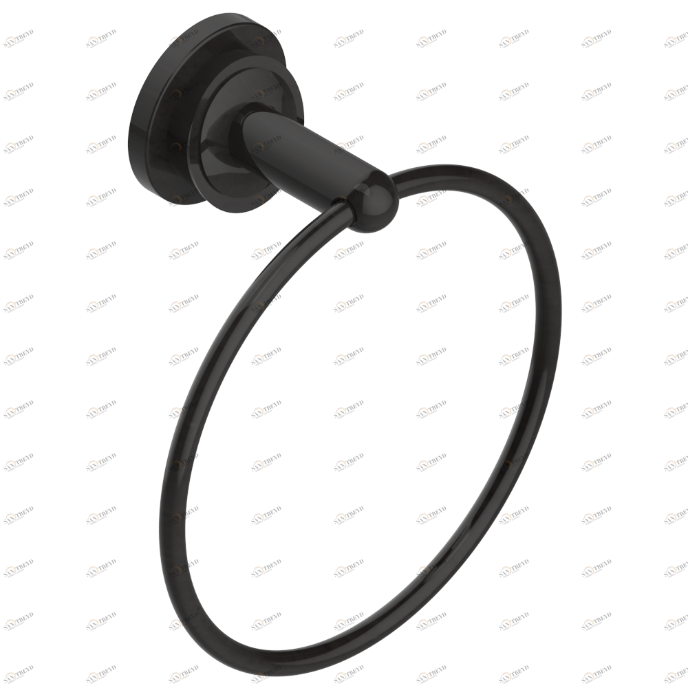 U3A-504P Полотенцедержатель-кольцо-Ø 170 мм одинарное Thg-paris Багатель с металлическими ручками Покрытие PVD бронза U3A-504P CAT.F