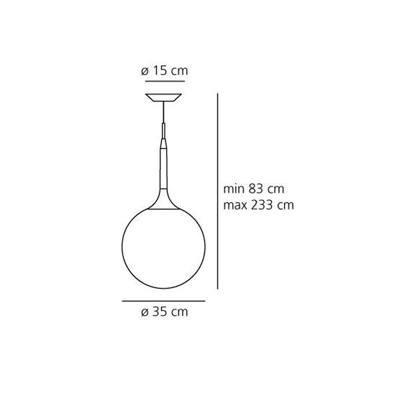 Подвесной светильник 1052010A от Artemide ARTEMIDE ДИЗАЙНЕРСКИЕ 243310 Белый  - Вид №6