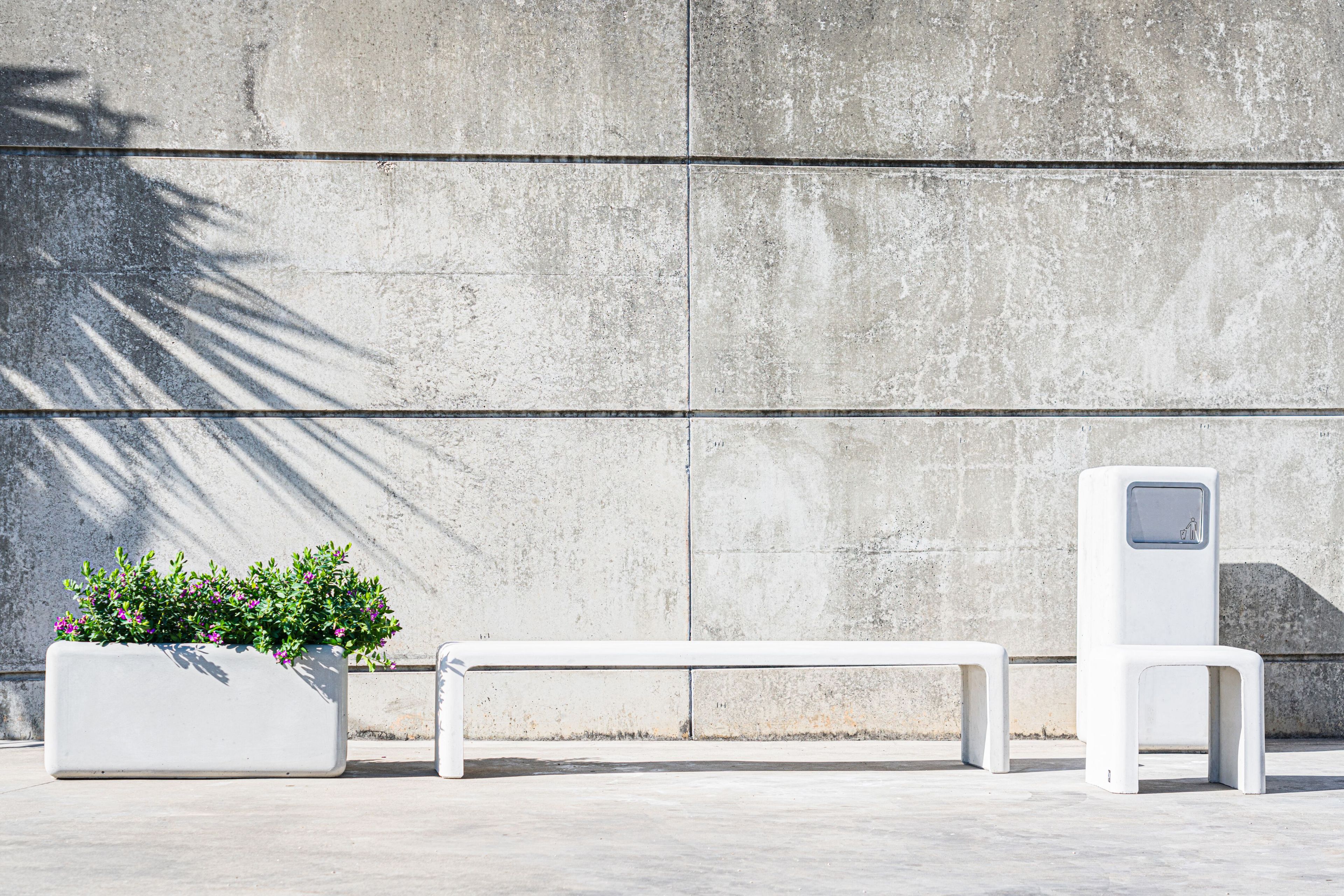 Скамейка из армированного волокном бетона без спинки SIT Softshapes ARCH-00137961 - Вид №2