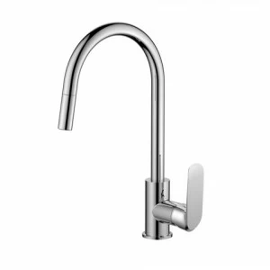 Orange Astin M21-008cr однорычажный смеситель для кухни с вытяжным изливом Хром