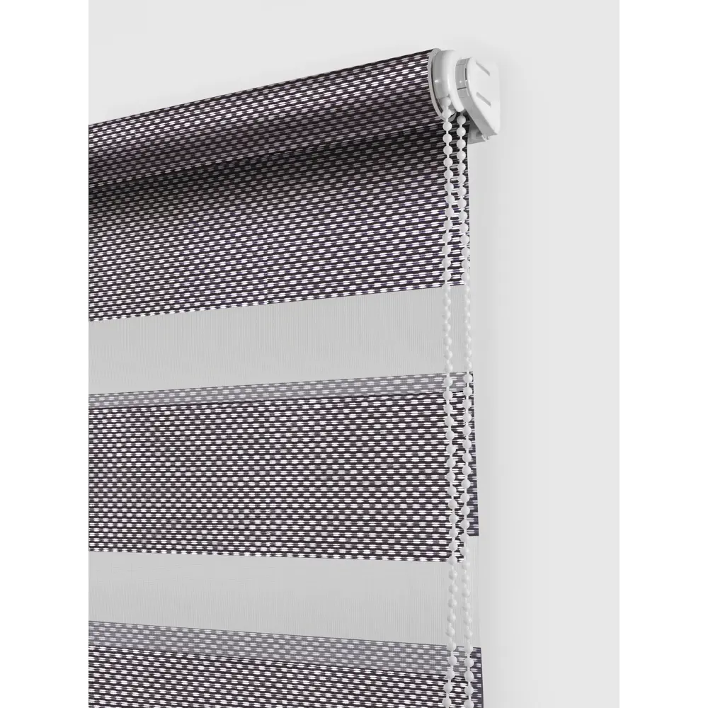 Штора рулонная день-ночь Liza 160x175 см серо-сиреневая MIAMOZA Коллекция 2024г STLM-2051766 - Вид №1