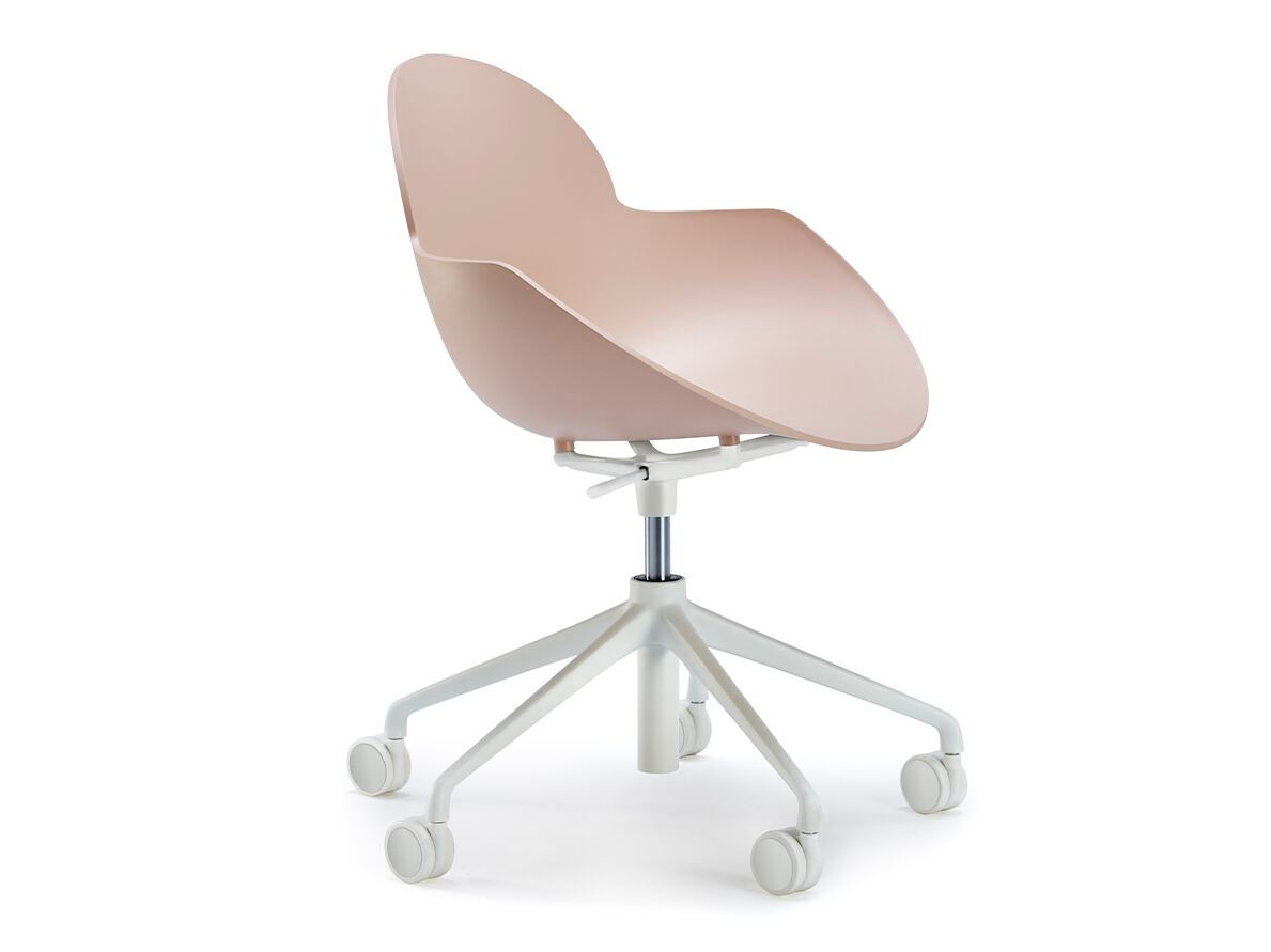 Регулируемый по высоте стул из полипропилена с колесами Infiniti Cookie ARCH-00013932 - Вид №1