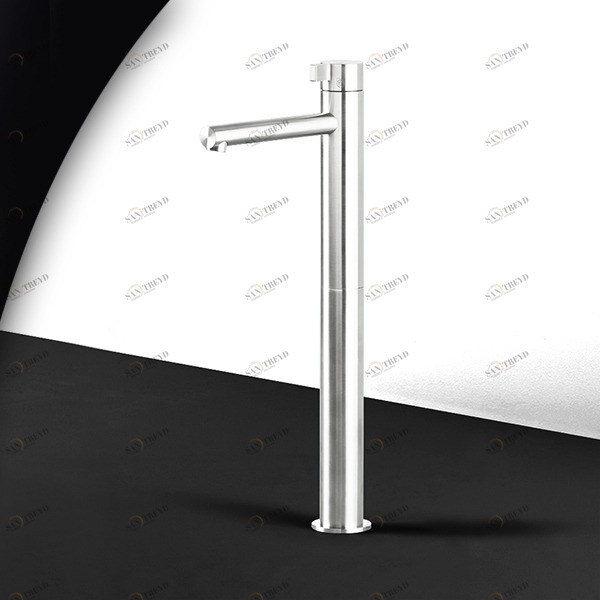 Смеситель для раковины TOOX TXQ6L серебристый глянцевый Radomonte