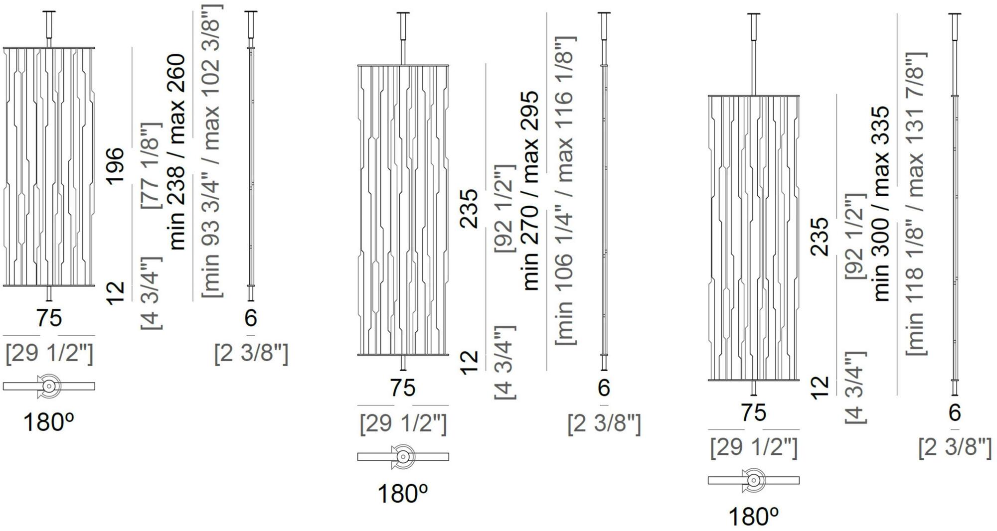 Arketipo Сепаре из зеркального стекла и ореха sun-id-1483823 - Вид №3