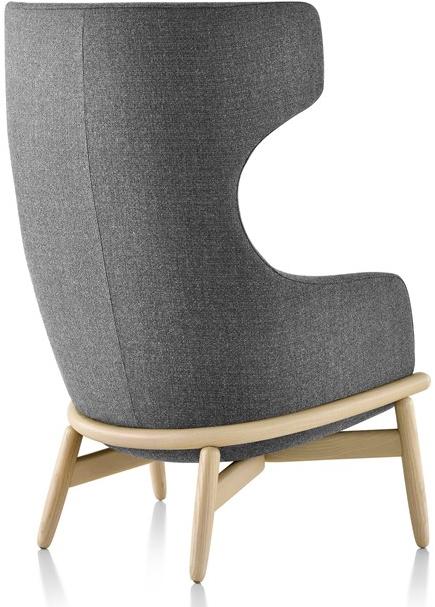 Herman Miller Кресло Bergere из ткани с высокой спинкой Reframe sun-id-1393034 - Вид №3