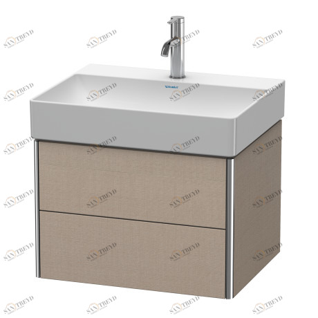 XS416107575 Тумбочка подвесная XSquare #XS4161 584 x 460 мм Лен, декор Duravit