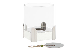 90671065 Биокамин настольный Mini 1 Premium White STLM-0331670 SILVER SMITH