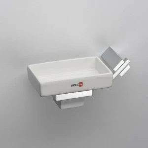 Мыльница керамика настенная квадратная Schein (Германия) WATTEAU 122СS-L