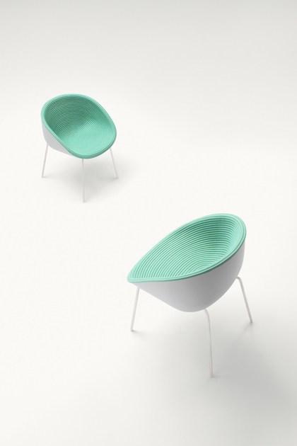 Paola Lenti Штабелируемый мягкий садовый стул Amable B129ae - Вид №3