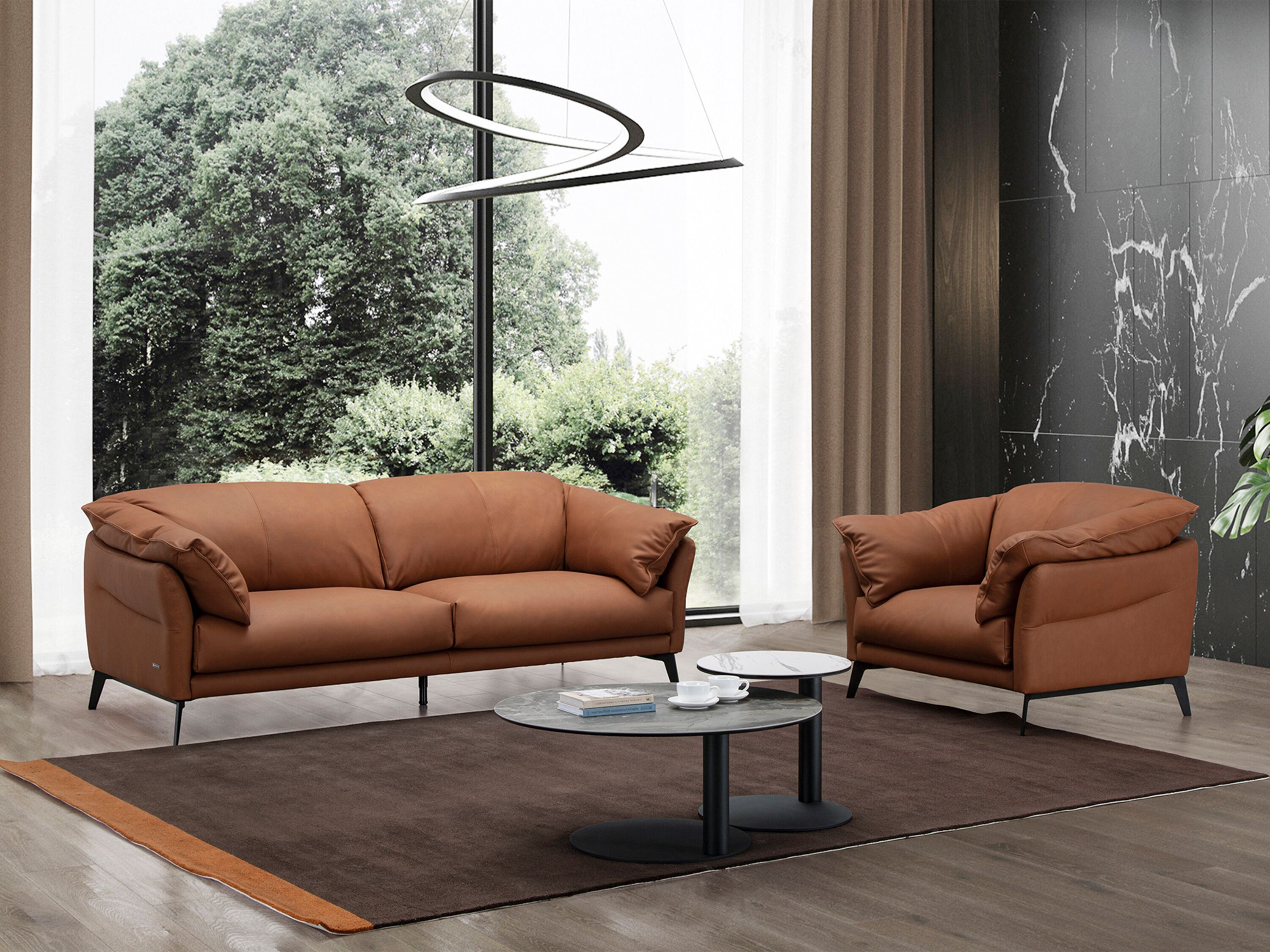 2-местный кожаный диван CAMPO DE' FIORI TUSCANY ARCH-00063650 - Вид №7