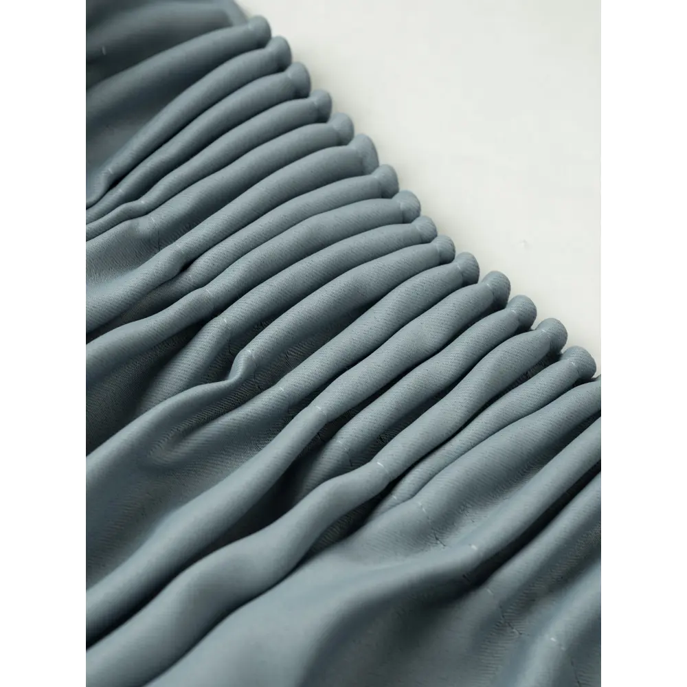 Штора на ленте блэкаут 140x270 см цвет серо-лазурный СТОЛИЦА ТЕКСТИЛЯ STLM-2078642 - Вид №9