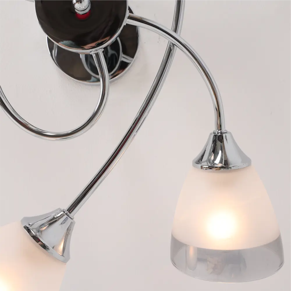 Люстра потолочная «Costa» 24000-4 4 лампы 12 м² цвет серебристый SCHAFFNER STLM-2120557 - Вид №11