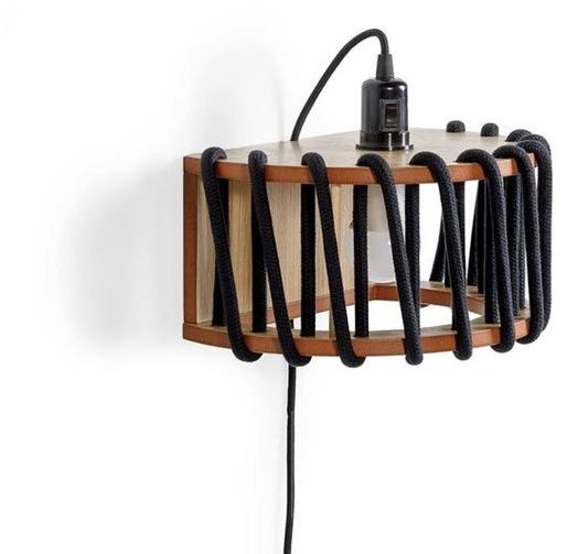 EMKO Настенный светильник из дерева и веревки Macaron sun-id-1387769 - Вид №7