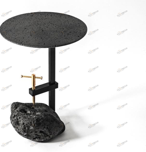 BUZAO Круглый стол из лавового камня Me B54110