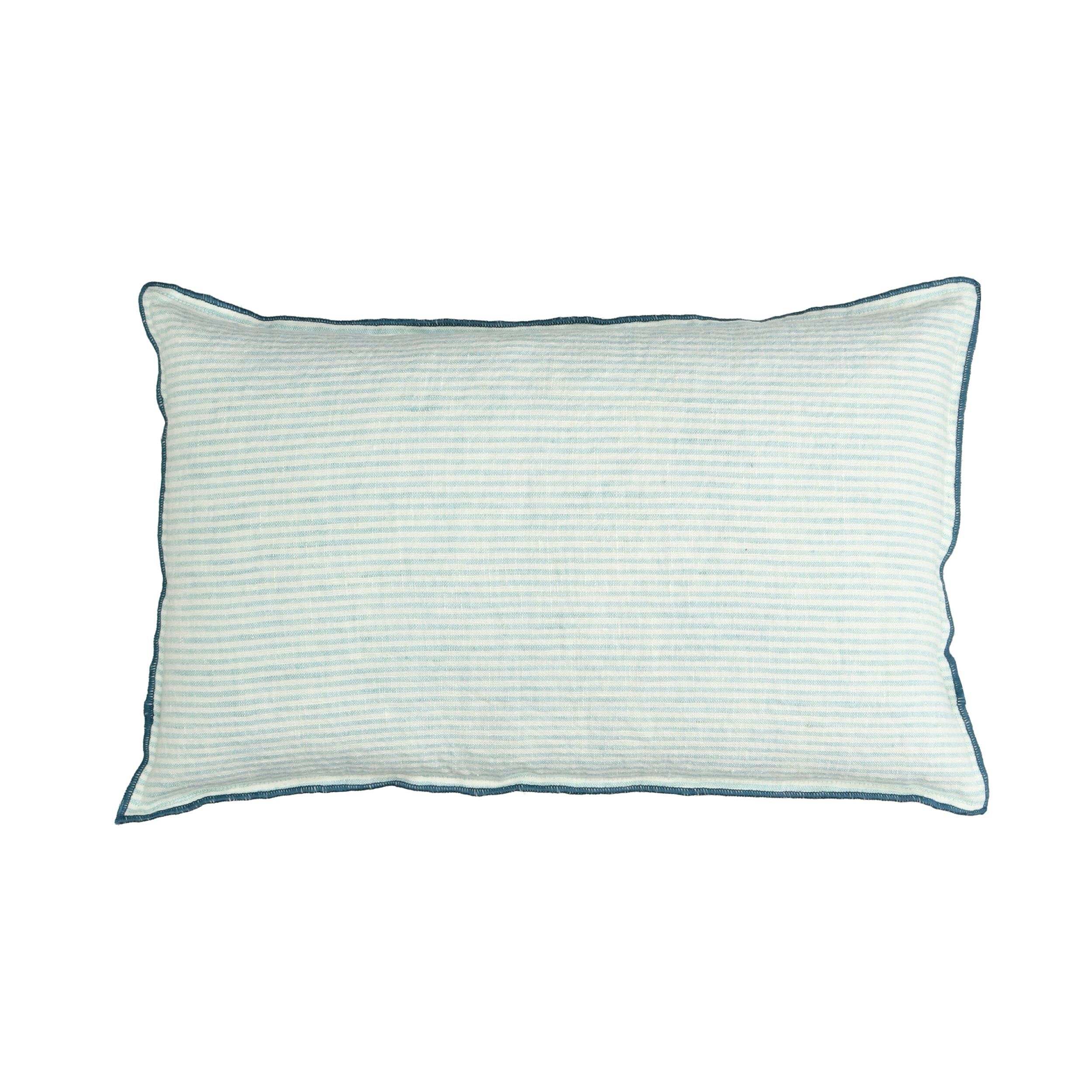 Льняная полосатая прямоугольная подушка POMAX Cirque Magique ARCH-00033573 - Вид №3