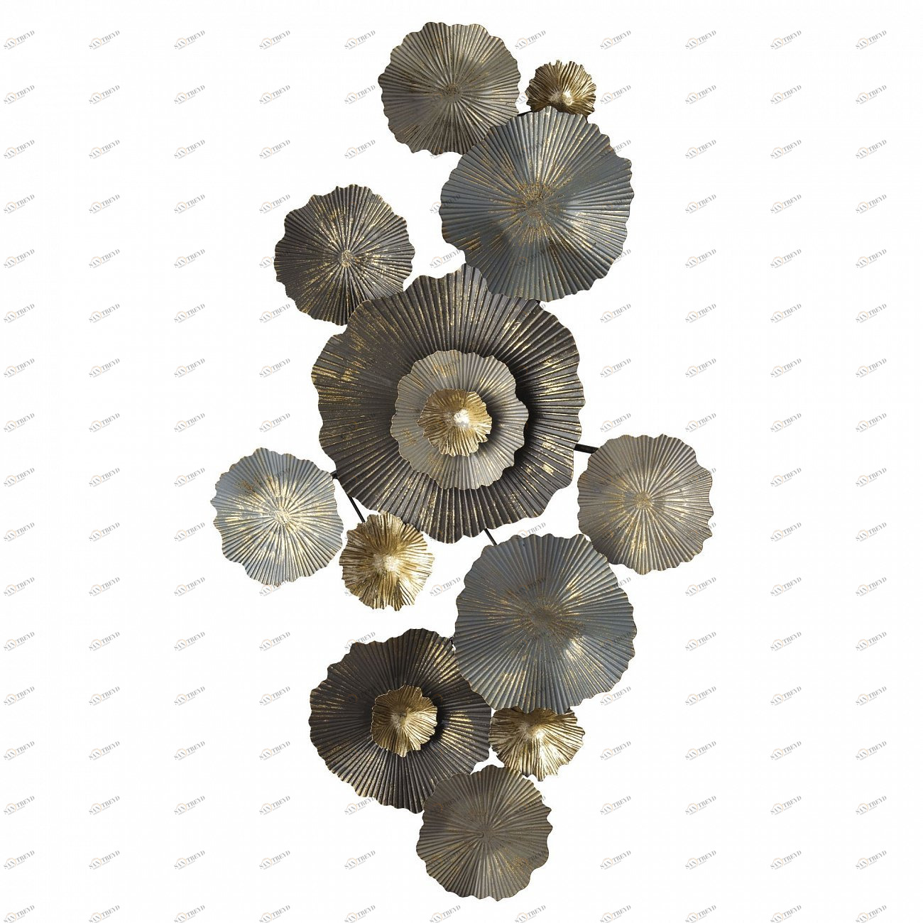 Панно настенное металлическое 92 см 93017 Tomas Stern TOMAS STERN  00-3865444 Серый;черный 