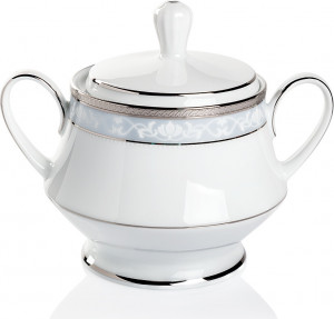 10599224 Noritake Сахарница Noritake "Хэмпшир,платиновый кант" 300мл Фарфор