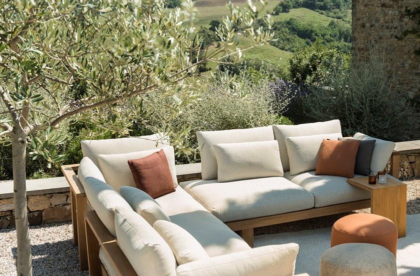 TRIBÙ Сервиз стол из тика Pure sofa 01285 - Вид №2