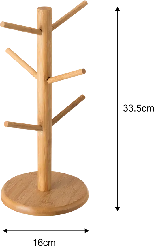 Santreyd — Бамбуковая стойка для кружек с натуральной текстурой 82010877