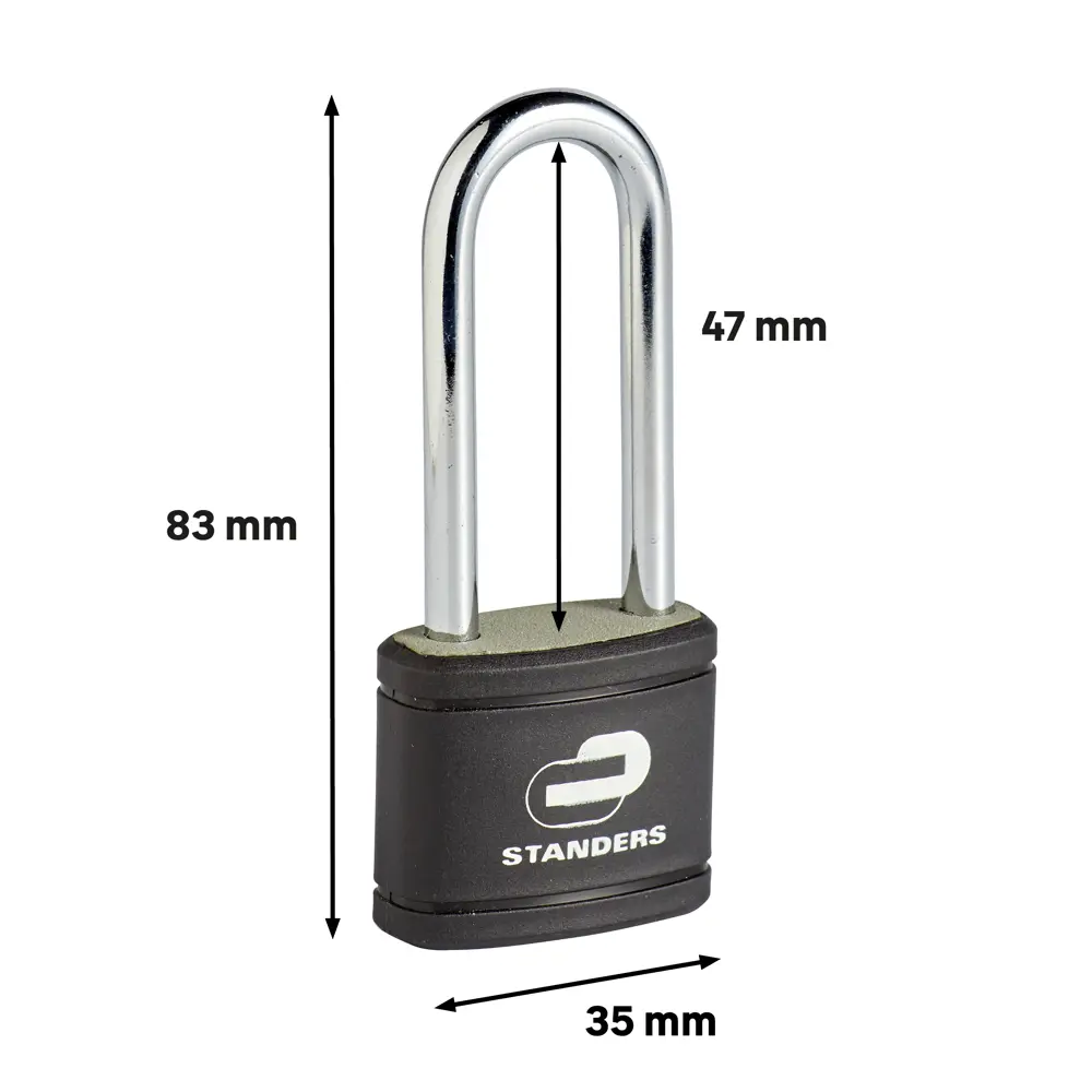 Навесной замок STANDERS с усиленной дужкой для надёжной защиты 86255597 STLM-0900125 - Вид №4