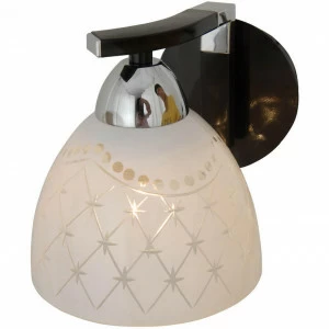 Бра со стеклянным плафоном белое "Кристи" CL152311 CITILUX КРИСТИ ХРОМ 00-3927662 Белый