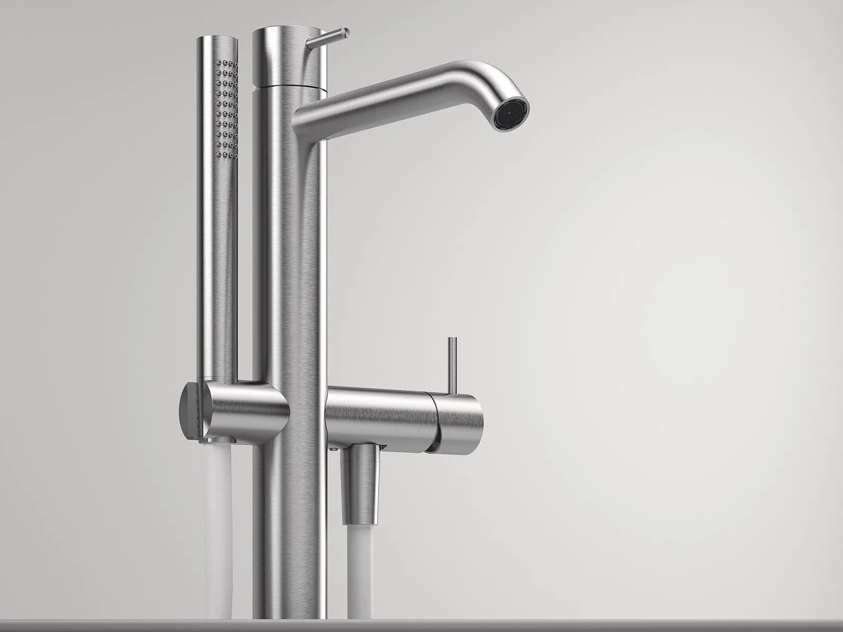 Смеситель для ванны с ручным душем Zazzeri Z316 MONO ARCH-00143048 - Вид №1