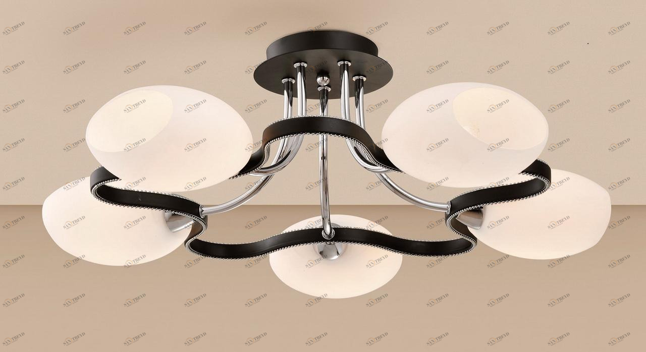 Потолочная люстра Citilux Октава CL131152 CITILUX ОКТАВА ЧЕРНЫЙ 182745 Белый 