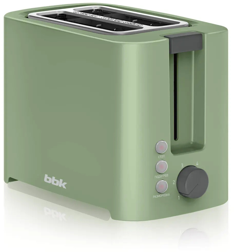 90796682 Тостер BBK TR81M пластик цвет зеленый STLM-0870791