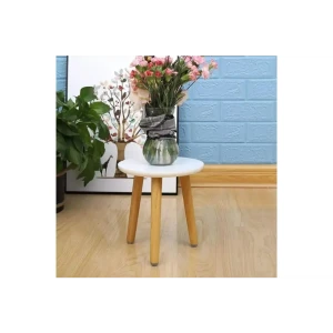 91230710 Подставка для цветочного горшка Homium Flower 20 см x 20 см x 22 см дерево белый STLM-1403309