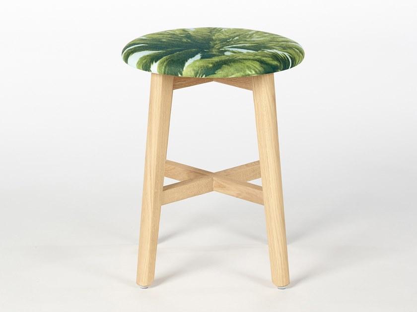 Wildspirit Низкий деревянный табурет Ink sun-id-1443160 - Вид №3