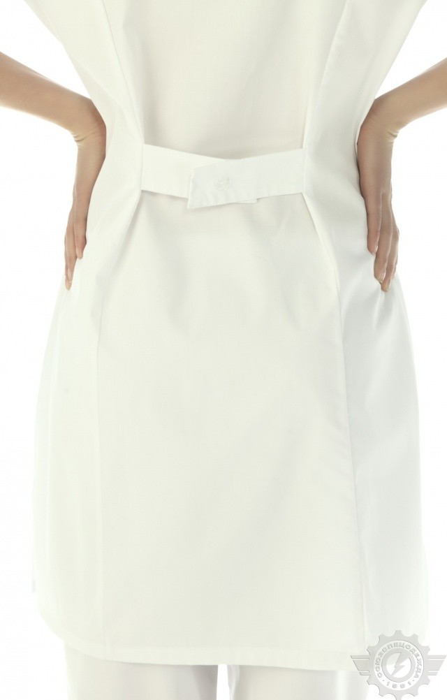 63685 Халат "Сервис-Люкс" белый  Медицинская одежда  размер 50/158-164 Спецодежда  - Вид №3