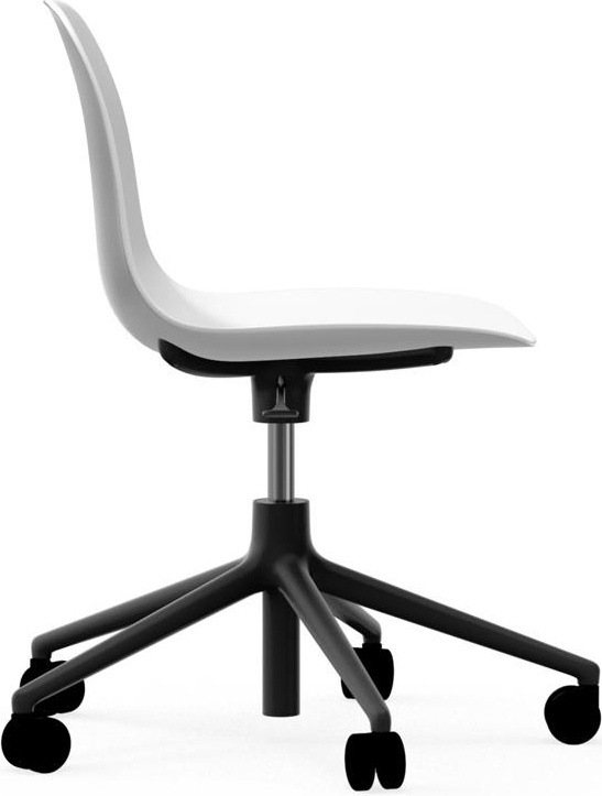 606050 Кресло Swivel 5W Gaslift Black Alu White Normann Copenhagen Form - Вид №2