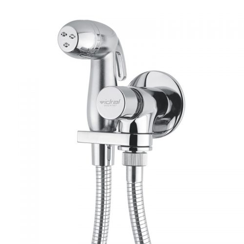 02425/C Idral Гидравлическая щетка из хромированного АБС-пластика серии EASY с самозакрывающимся краном 