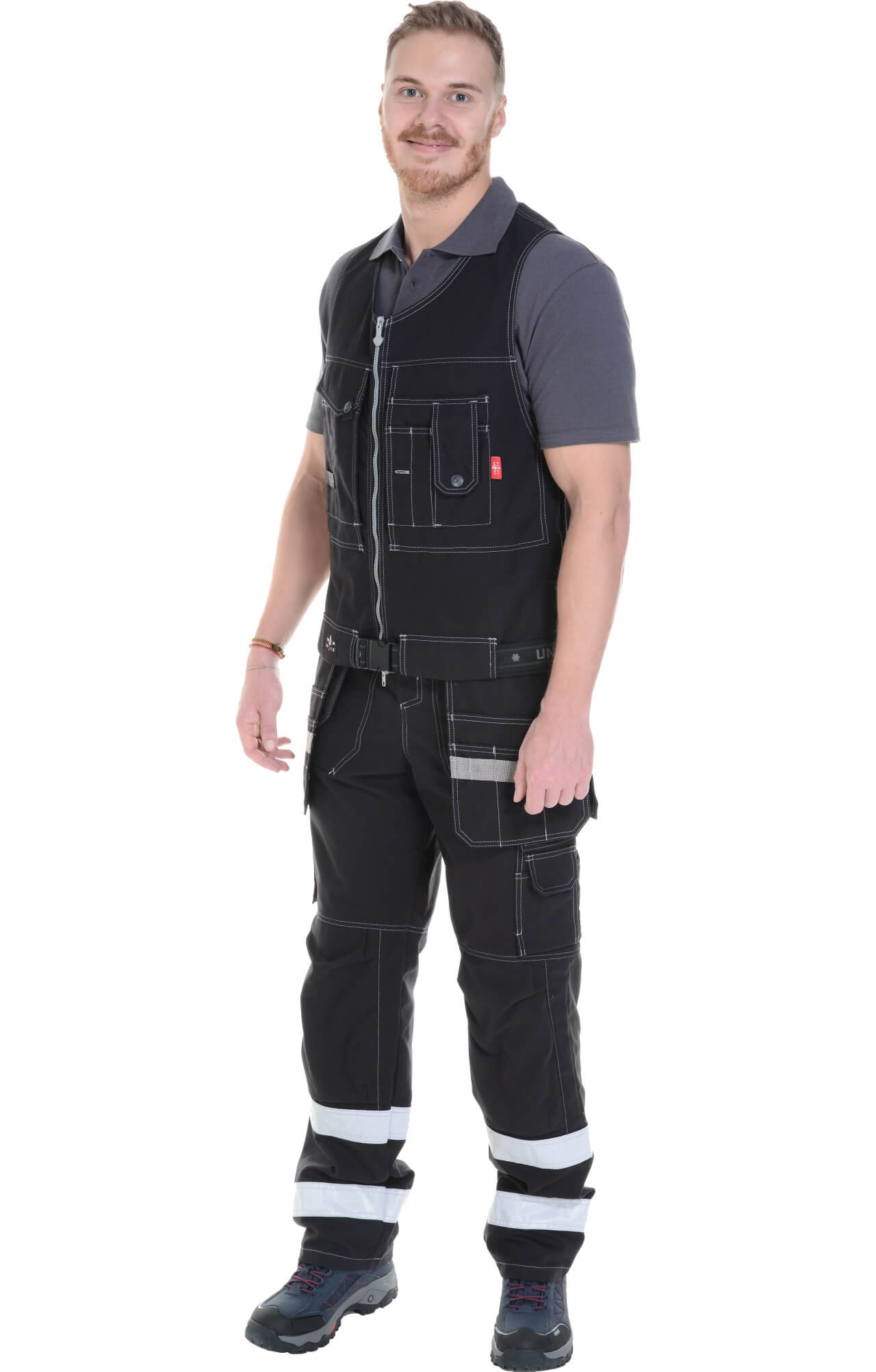 62597 Жилет  черный Union Space  Летняя спецодежда  размер 44-46  - Вид №9