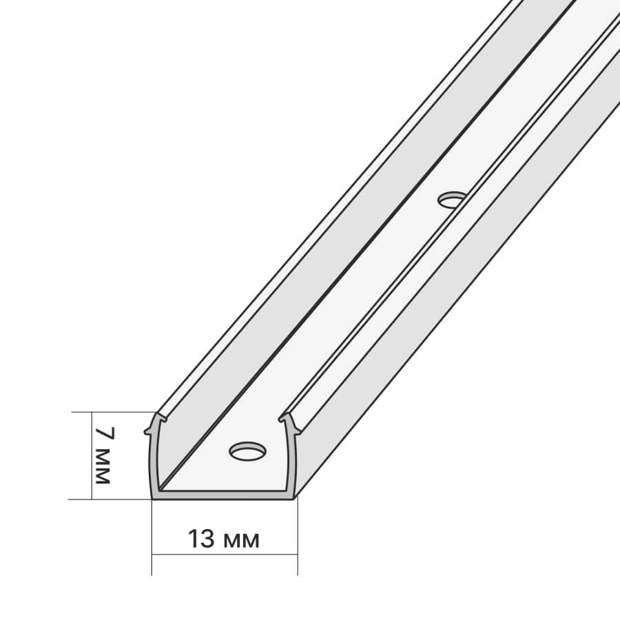 Монтажная планка для МДФ изделий STELLA 2400 (30шт) STSR-1228 Standart - Вид №1
