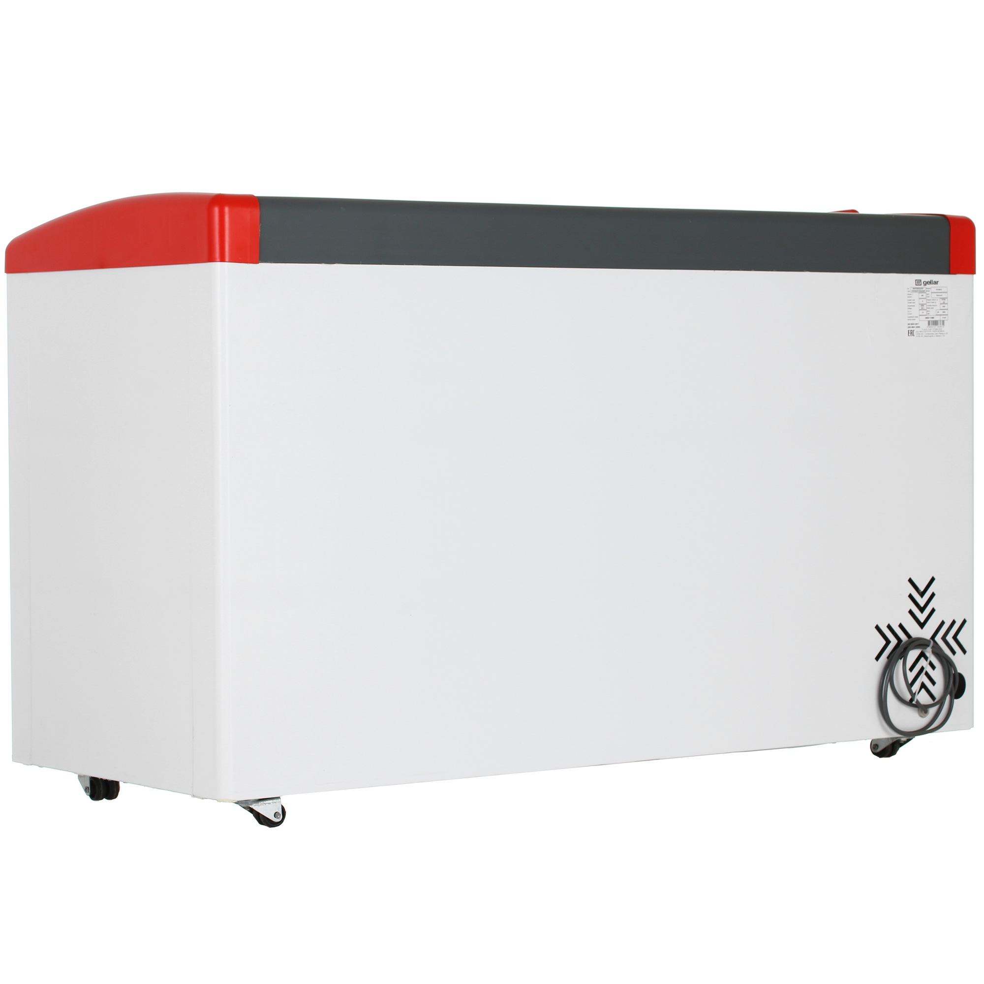 1229595 Морозильный ларь Frostor Gellar FG 500 E белый, красный STDN-0019551 - Вид №3