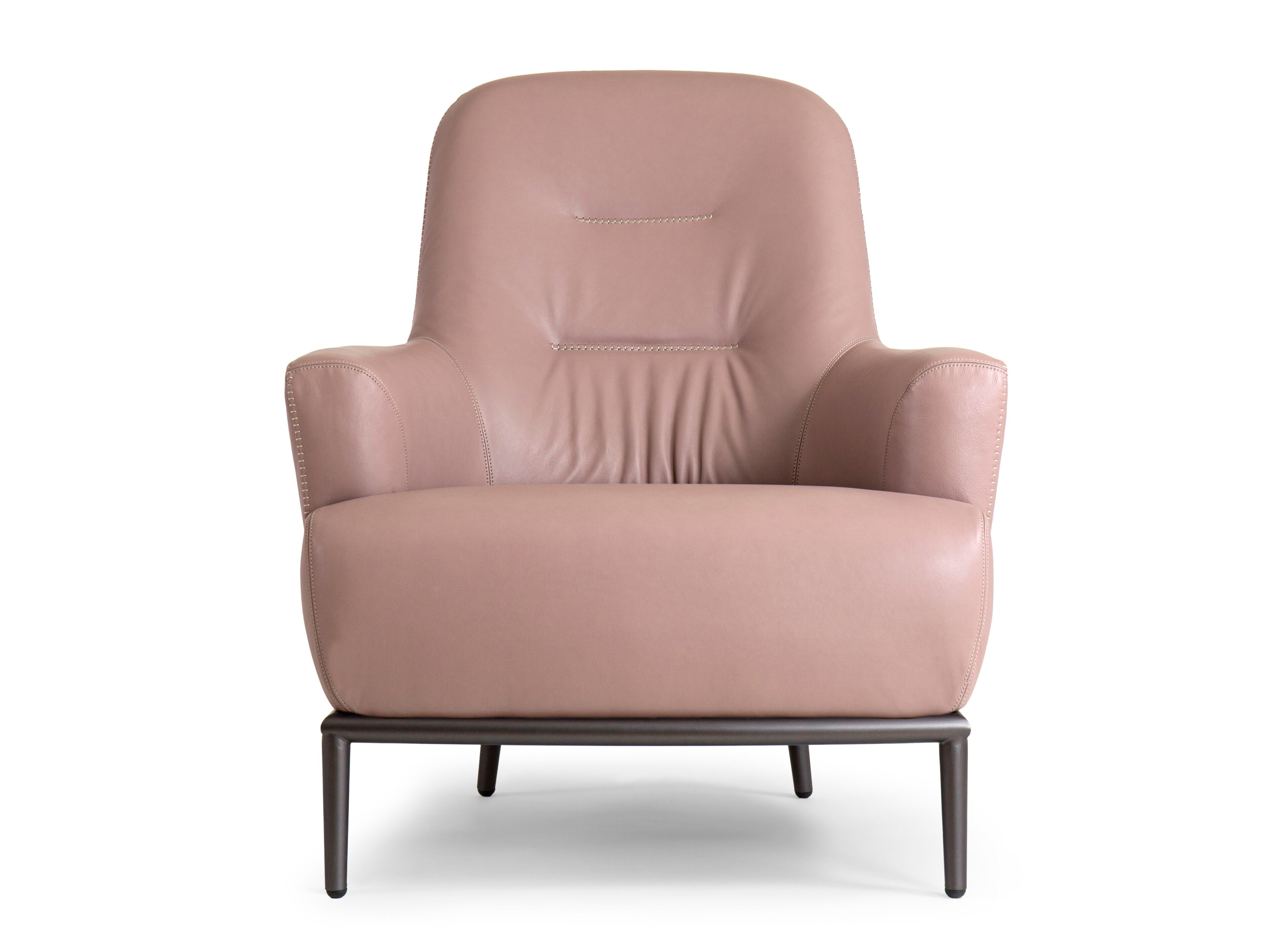 Кожаное кресло с подлокотниками Borzalino ESME ARCH-00138369 - Вид №1