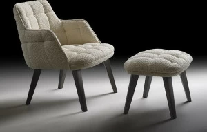 Natisa Кресло с подставкой для ног Iris p